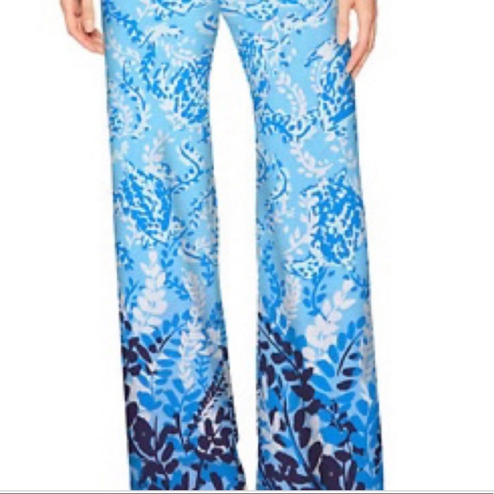 Lilly Pulitzer Bal Harbor Palazzo pant turtle
